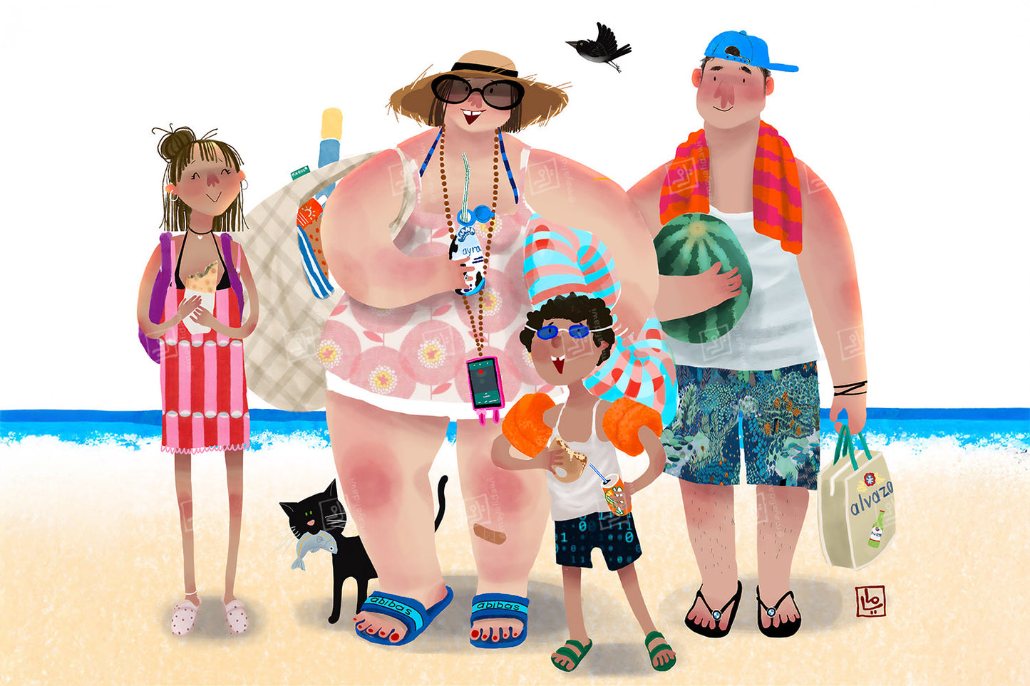A Family Day at the Beach