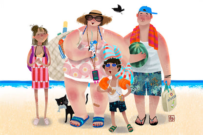 A Family Day at the Beach