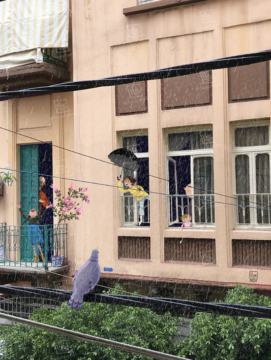 First Rain In Beirut