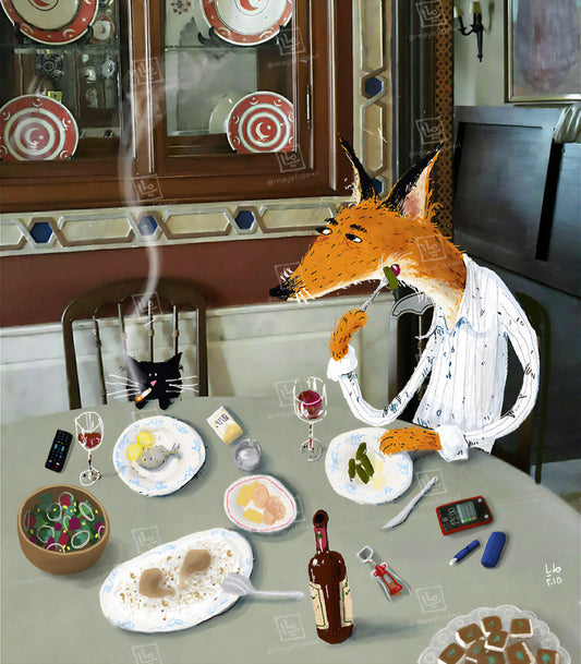 Honest John and Gideon's lunch